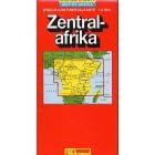 Zentralafrika 1 : 4 000 000. RV World Cart. World- Länderkarte. Map of Africa. (World Map) (Landkarte)