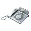 Coby CD-RA185 Corded Phone w/Alarm Clock Radio and CD Player