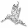 Hummingbird Charm - 14k Yellow Gold