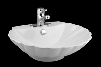 Porcelain vessel sink White Venetian White