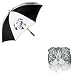 scottish fold - Scottish Fold Cat Umbrella by Porcelain by Rolalinde (60' Arc)