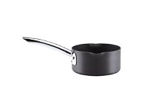 Anolon Nonstick Hard-Anodized 1-Quart Open Saucepan with Pouring Spouts