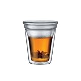 Bodum Canteen 6-Ounce Double Wall Glass Thermal Tea Infuser Set