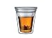 Bodum Canteen 6-Ounce (0.18-Liter) Double Wall Glass Thermal Tea Infuser Set