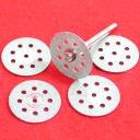 5 DIAMOND CUT-OFF WHEELS GLASS ROCK LAPIDARY DISC SAW for ROTARY TOOLS by Unknown