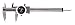Dial Caliper, Stainless Steel, Black