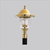 Progress Lighting Vianne Lanterns Polished Brass Three-Light Outdoor Pendant