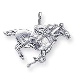Genuine IceCarats Designer Jewelry Gift Sterling Silver Race Horse Charm