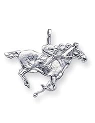 Sterling Silver Race Horse Charm