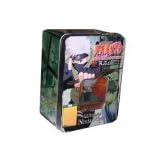 2007 Naruto CCG Ultimate Ninja Way Collectors Tin - Green - Kakashi (Includes 5 Booster Packs, 1 Exclusive Platinum Card & 1 Sneak Peak Pack)