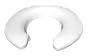 Big John Toilet Seats 2445263-4W Oversized Toilet Seat with Stainless Steel Hinges and without Cover for Round Or Elongated Toilet Bowls, White