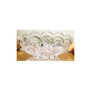 8 Diameter Crystal Thistle Shallow Serving Bowl by 