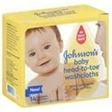 Johnson & Johnson Baby Head-to-toe Washcloths 14 Count Pack of 2