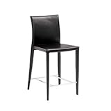 Sitcom Furniture BEN26-BLK Bennett 24" Bar Stool in Black