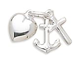Faith/Hope/Charity Charm