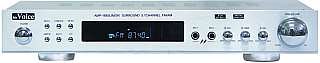 Electronic 5.1 Surround Receiver Radio + Verstärker + Karaoke silber