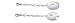 Mariposa Small Swizzle Salad Servers