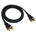 Impact Acoustics Velocity RCA Audio Interconnect - Audio extender - RCA (M) - RCA (F) - 6 ft - shielded foiled twisted pair (SFTP) - blue