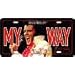 Elvis Presley License Plate MY WAY