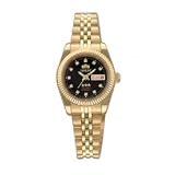 Orient Ladies All Gold Diamond Index Self Winding Automatic Watch #BNQ1Y001B by Orient