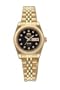 Orient Women's All Gold Diamond Index Self Winding Automatic Watch #BNQ1Y001B