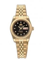 Orient Women's All Gold Diamond Index Self Winding Automatic Watch #BNQ1Y001B