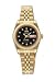 Orient Women's All Gold Diamond Index Self Winding Automatic Watch #BNQ1Y001B