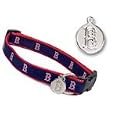 Boston Red Sox Baseball Dog Puppy Pet Collar - Small Officially Licensed Mlb