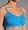 Coobie Strappy V-Neck Lace Trim Bra (9042) one size/Island Blue