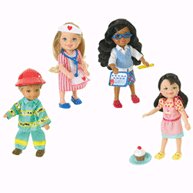 Childrens Toyshop  Toys : BARBIE I CAN BE...Kelly & Shelly Dolls Set - Professions Bunch