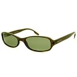 Casablanca Polarized Fashion Sunglasses CASABLANCA-330-53: Shiny Olive/Green
