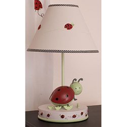 Lady Bug Lamp Base with Shade