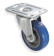 Industrial Grade 1UHN3 Swivel Caster, 3 In, 125 Lb, Polyurethane