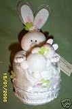 Russ Berrie Skribbles Beanbag Bunny & Baby