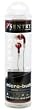 EARBUDS SILICON W/PADS & POUCH RED