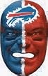 Buffalo Bills Fan Face - Buffalo Bills