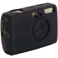 Click here to buy Delkin Snug-It, Silicone Digital Camera Skin for the Canon SD1000 and Ixus 70, Black, with Neck and....