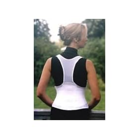 Cincher Female Back Support White - XXX Large