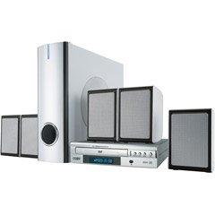 Coby DVD-755 5.1 Channel DVD Player with Home Theater Speaker System
