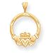 14k Claddagh Charm