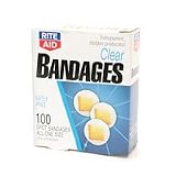 Rite Aid Clear Bandages, Latex Free 100 ea Rite Aid Clear Bandages, Latex Free 100 ea