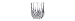 Cristal d'Arques Longchamps Crystal Double Old Fashion Glass, Set of 4