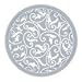 SILVER SCROLL 7'' PLATES