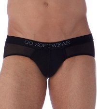 Go Softwear Rayon Mesh Bikini 6401 S/Noir