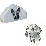 Dalmatian Napkin Holder, Porcelain by Rosalinde