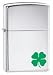 Zippo 24007 Windproof High Polish Chrome A Bit O Luck Lighter