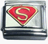 A Super Man Woman Italian Charm