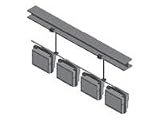 Peerless Multi Jumbo Display System Mdj 710 Mounting Component ( Straight Pipe )