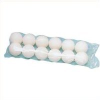 6 x Plain White (logo free) Special Quality Table Tennis Balls. 40mm.