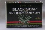 Madina Brand African Black Soap w/ Shea Butter and Aloe Vera - 3.5 oz